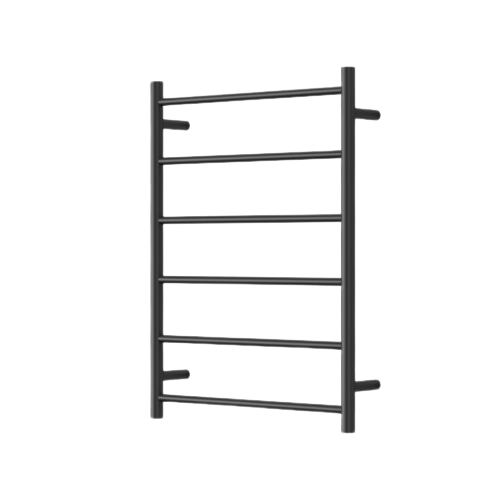 Modern National Mirage 6 Bar Heated Towel Rail – Matte Black