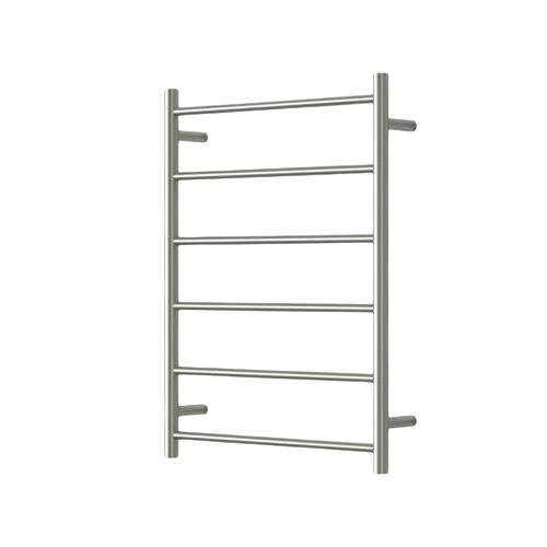 Modern National Mirage 6 Bar Heated Towel Rail – Brushed Nickel