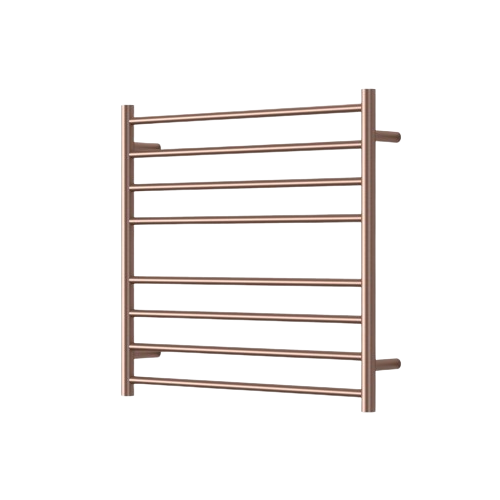 Modern National Mirage 8 Bar Wide Heated Towel Rail – Champagne