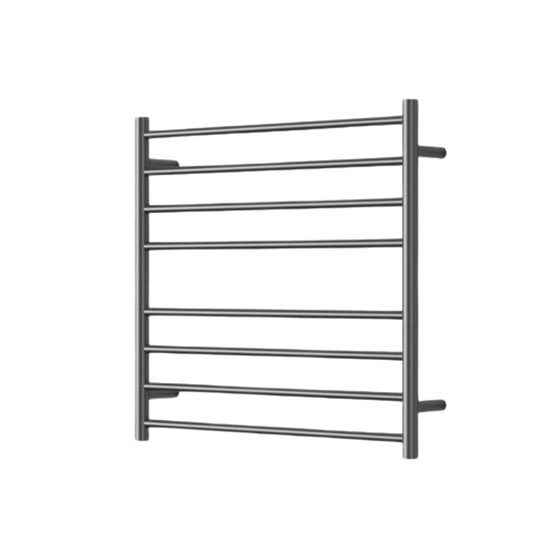 Modern National Mirage 8 Bar Wide Heated Towel Rail – Gun Metal