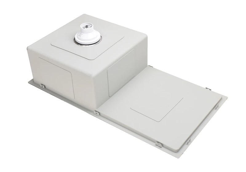 Meir Lavello Kitchen Sink - Single Bowl & Drainboard 840 x 440 - Brushed Nickel