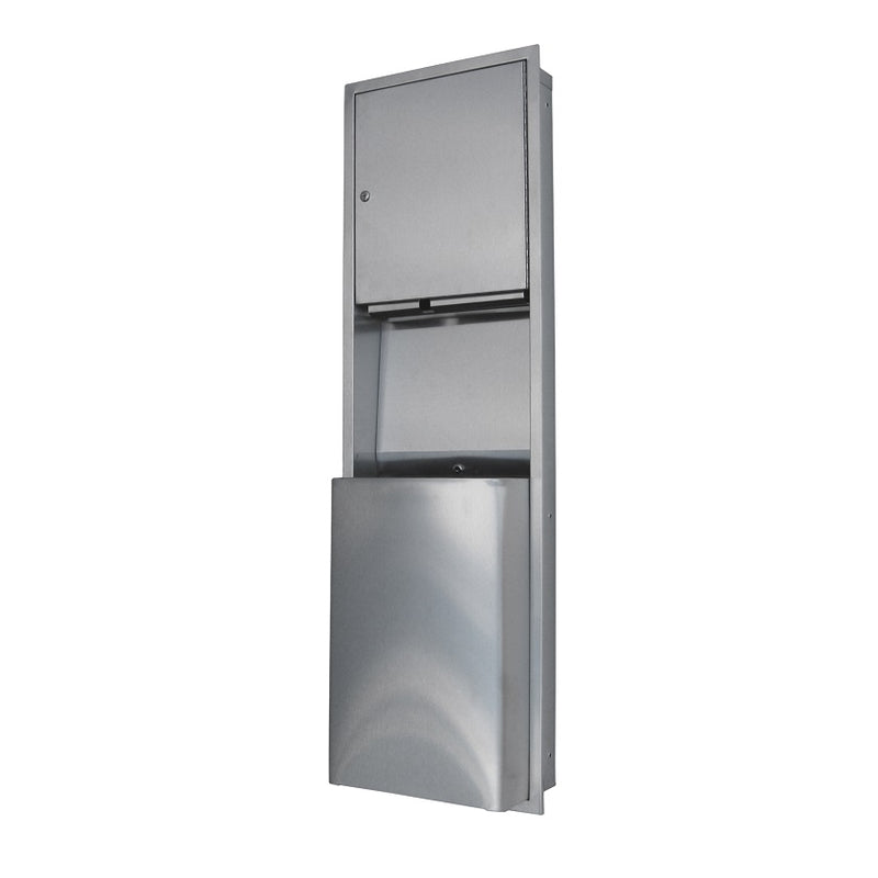 Metlam Paper Towel Dispenser & Waste Receptacle