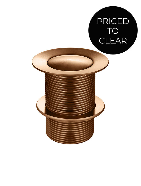 Meir 40mm Pop-Up Waste - No Overflow / Unslotted - Brushed Bronze (Lustre Bronze)