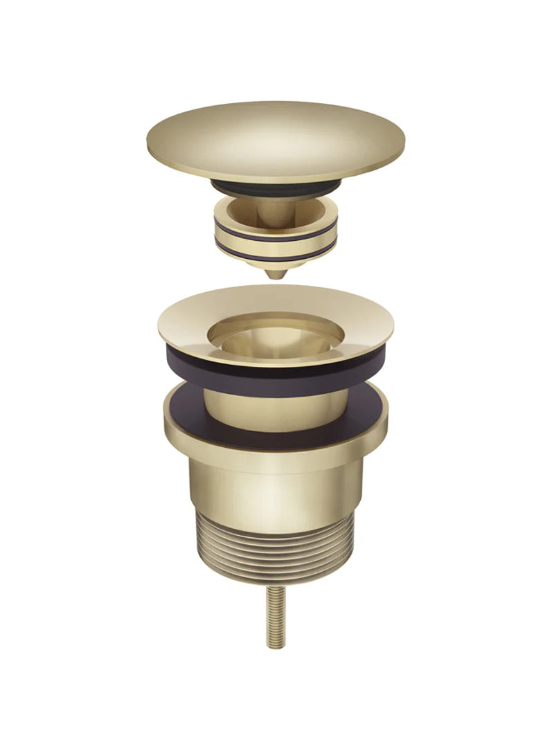 Meir Universal Pop Up Waste for Bath and Basin Brushed Gold Tiger Bronze