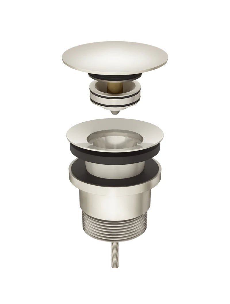 Meir Universal Pop Up Waste for Bath and Basin Brushed Nickel