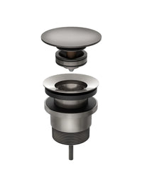 Meir Universal Pop-Up Waste for Bath and Basin - Gunmetal (Shadow)