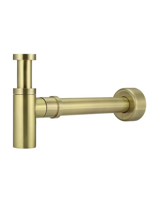 Meir Round Bottle Trap For 32mm Basin Waste And 40mm Outlet - Tiger Bronze