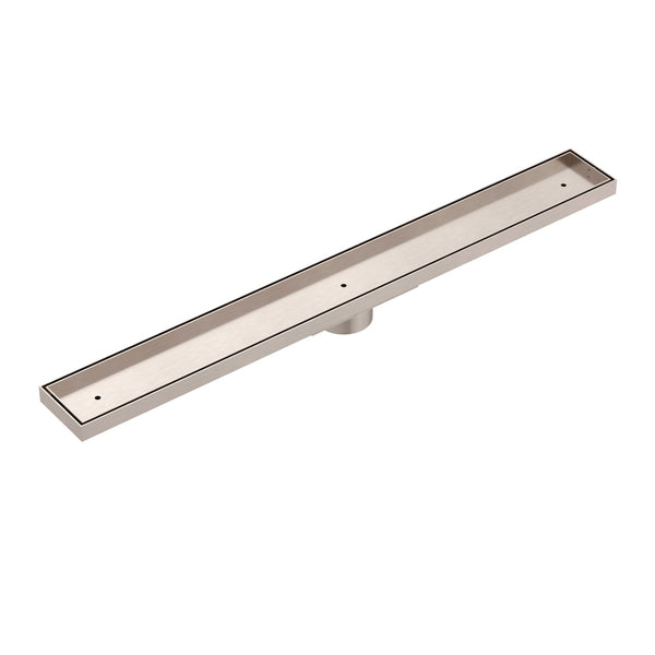 Meir Shower Channel Waste with Tile Insert 900mm - Champagne