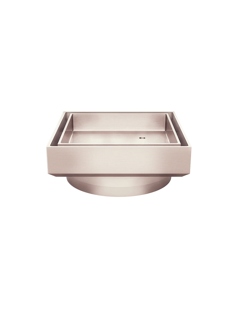 Meir Shower Waste with Tile Insert Champagne