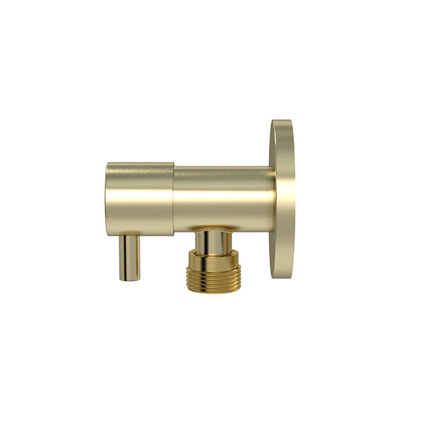 Meir Mini Stop Cistern Tap Tiger Bronze Brushed Gold
