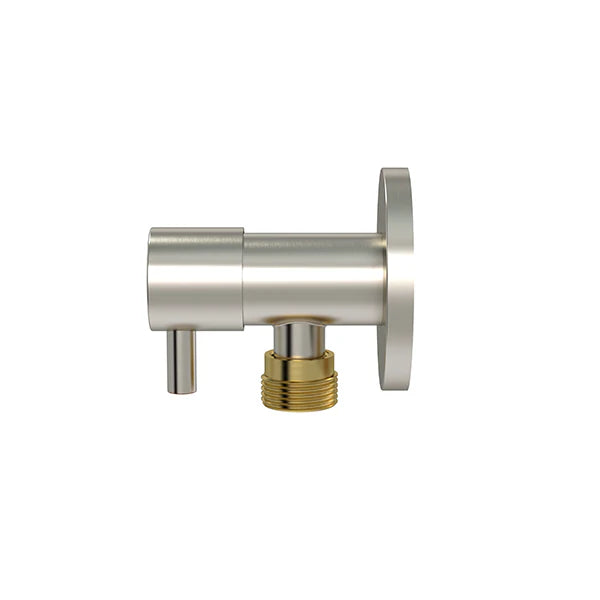 Meir Mini Stop Cistern Tap Brushed Nickel