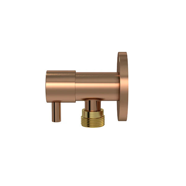 Meir Mini Stop Cistern Tap Lustre Bronze
