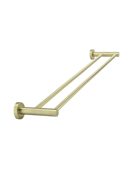 Meir Round Double Towel Rail 600mm Tiger Bronze