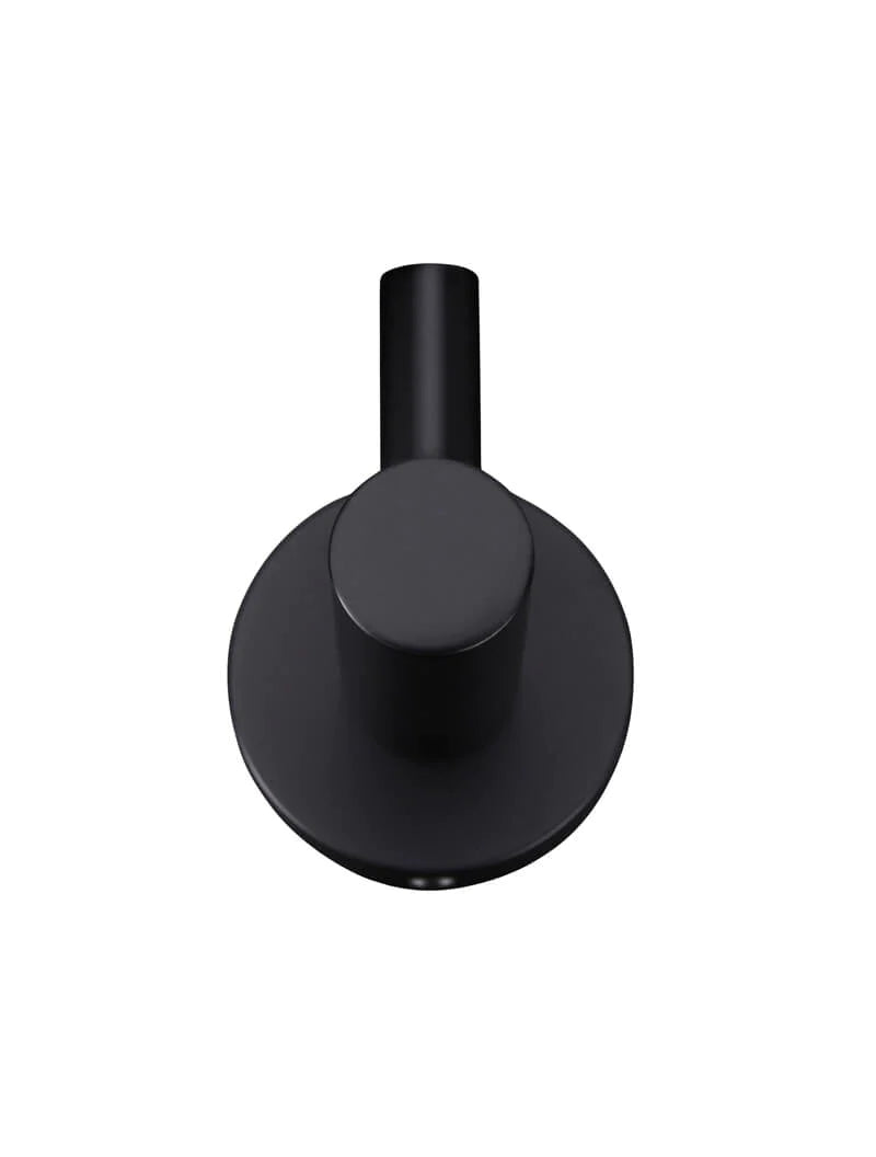 Meir Round Robe Hook -Matte Black