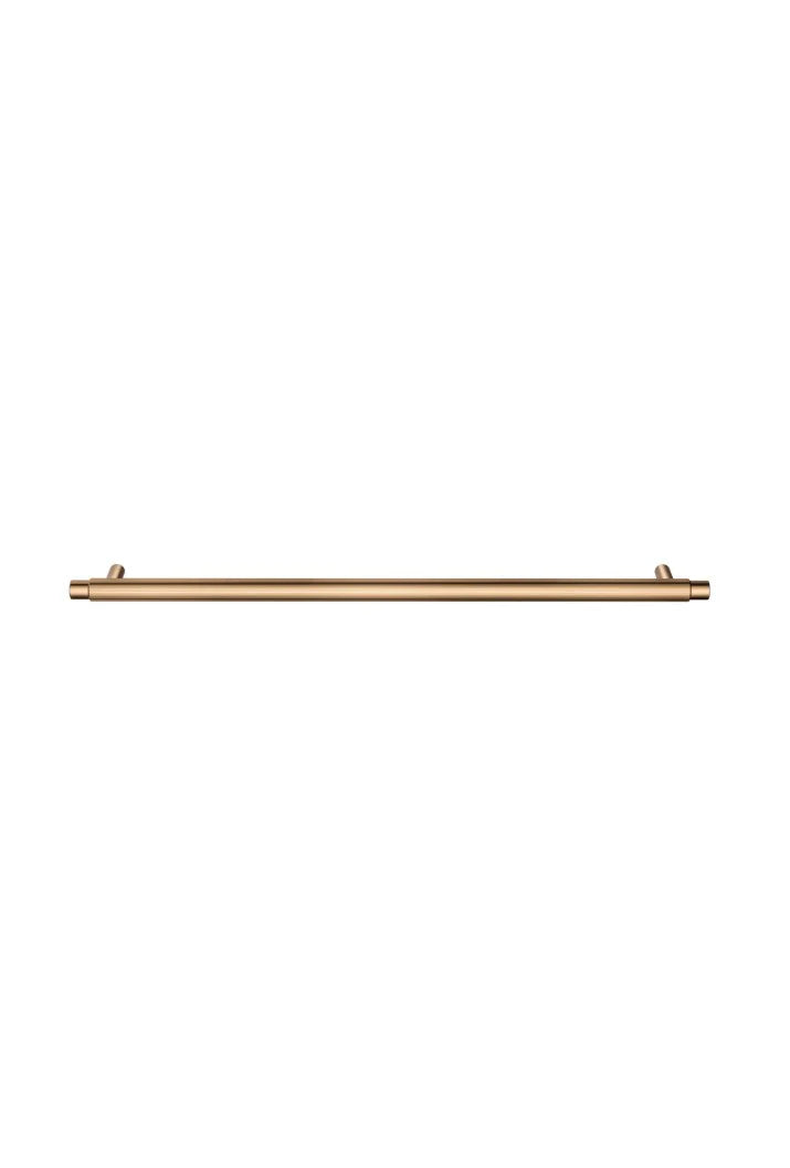 Meir Öppen Pull 328mm Cabinet Handle Linear Knurled - Lustre Bronze