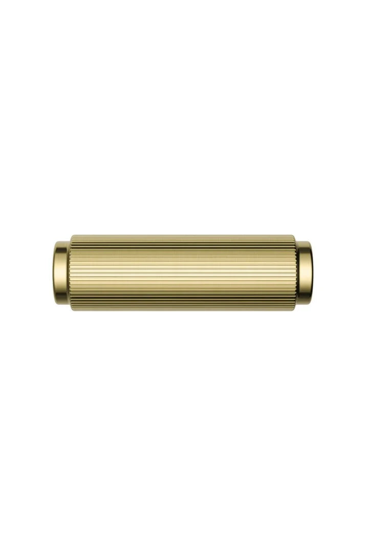 Meir Öppen T-Pull Cabinet Handle Linear Knurled - Tiger Bronze