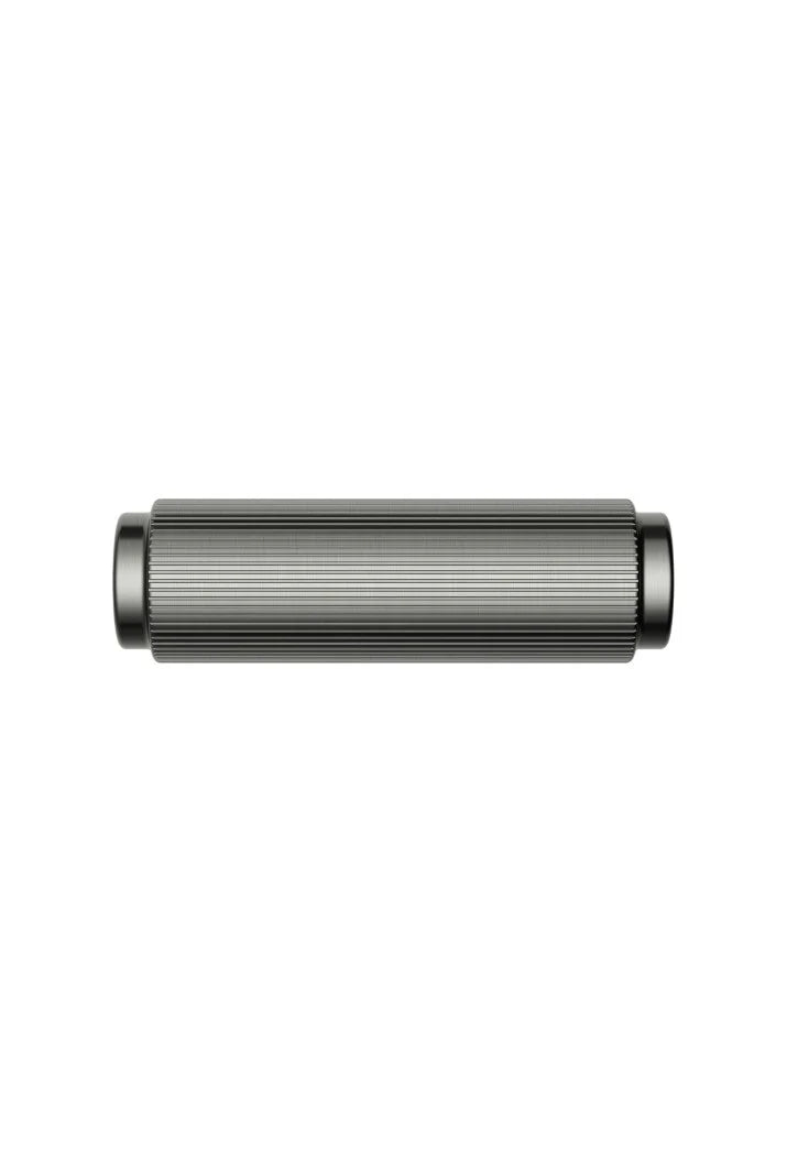 Meir Öppen T-Pull Cabinet Handle Linear Knurled - Shadow Gunmetal