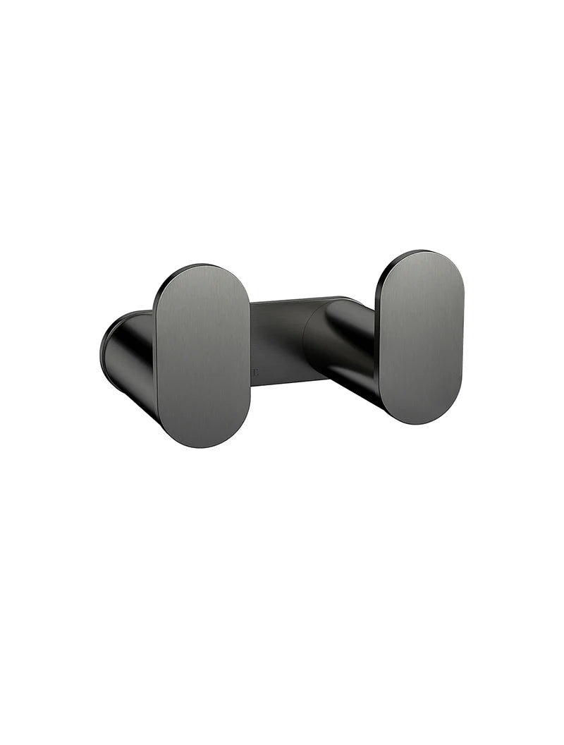 Meir Curvaé Double Robe Hook Gunmetal