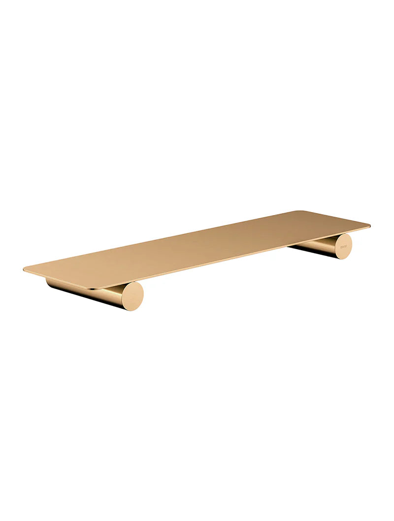 Meir Curvaé Shower Shelf 400mm PVD Lustre Bronze