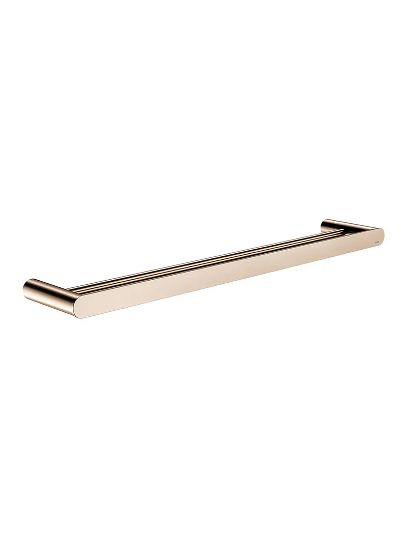 Meir Curvaé Double Towel Rail 600mm Champagne