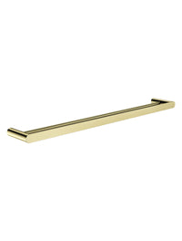Meir 800mm Curvaé Double Towel Rail - PVD Brushed Gold (Tiger Bronze)