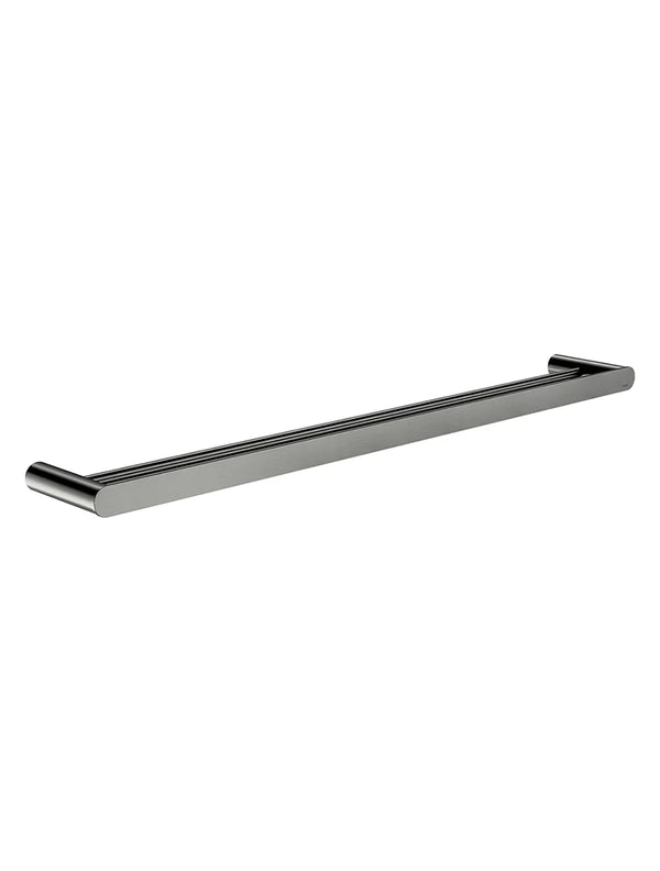 Meir Curvaé Double Towel Rail 800mm Gunmetal
