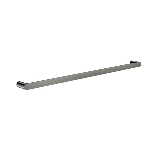 Meir 800mm Curvaé Single Towel Rail - PVD Gunmetal (Shadow)