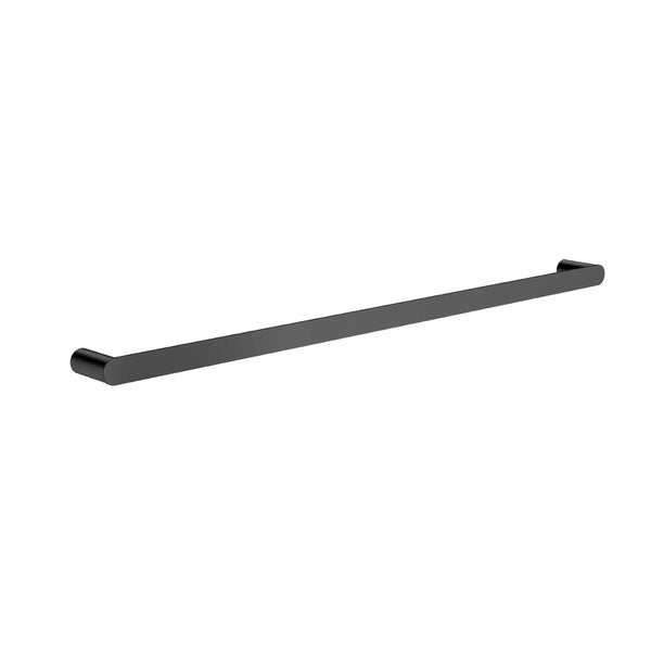 Meir 800mm Curvaé Single Towel Rail - Matte Black