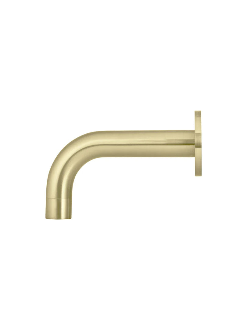Meir Round Curved Spout 130mm Tiger Bronze Gold