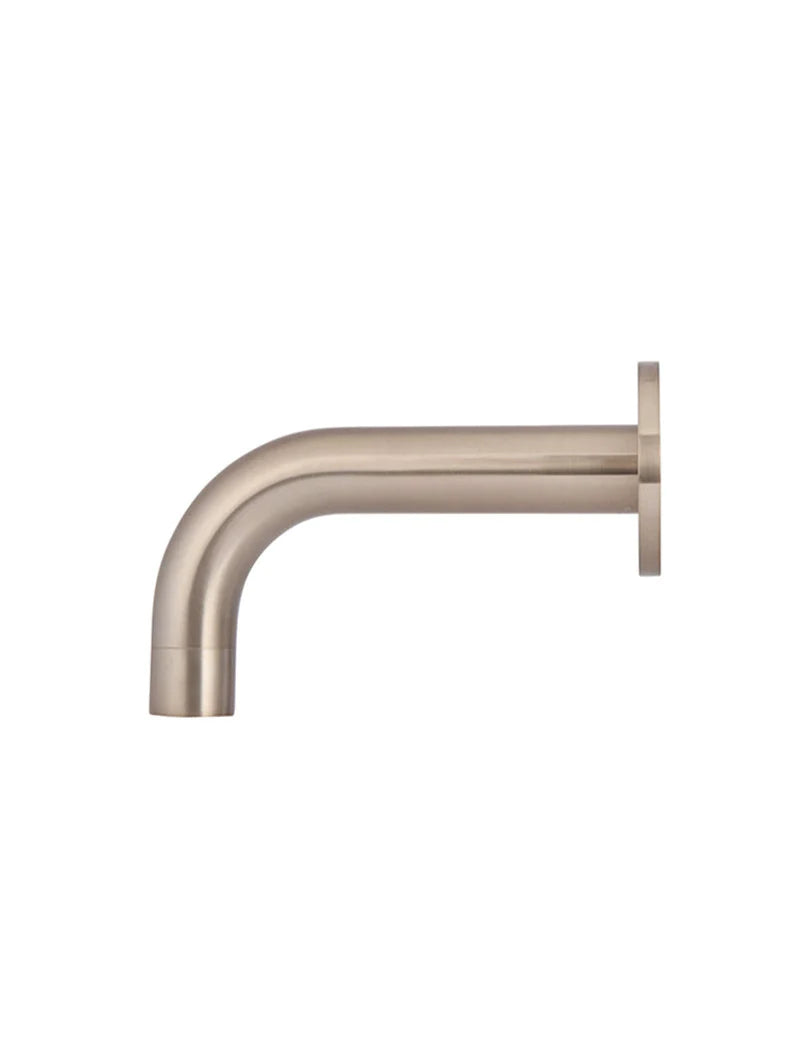 Meir Round Curved Spout 130mm Champagne