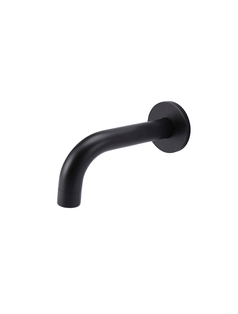Meir Round Curved Spout 130mm - Matte Black — image 1