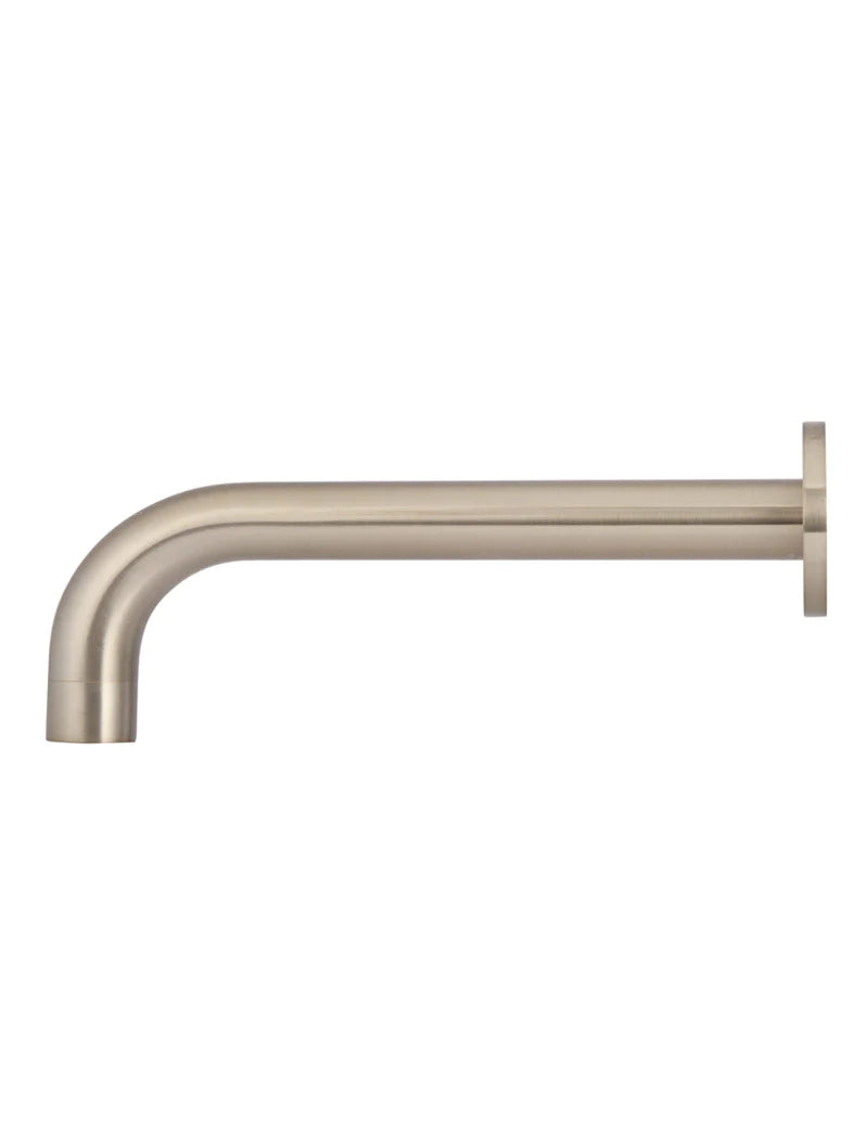 Meir Round Curved Spout 200mm Champagne