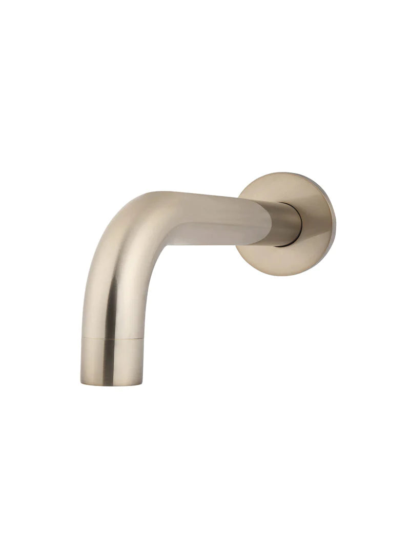 Meir Round Curved Spout 200mm Champagne