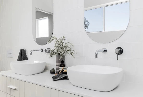 Meir Round Curved Spout 200mm Chrome