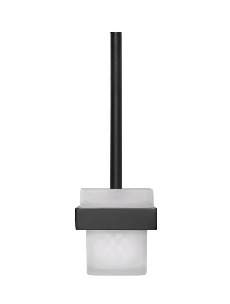 Meir Square Toilet Brush & Holder - Matte Black