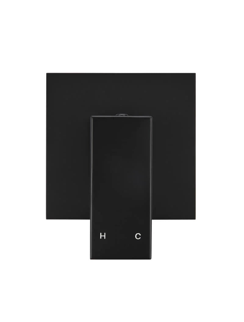 Meir Square Wall Mixer Matte Black