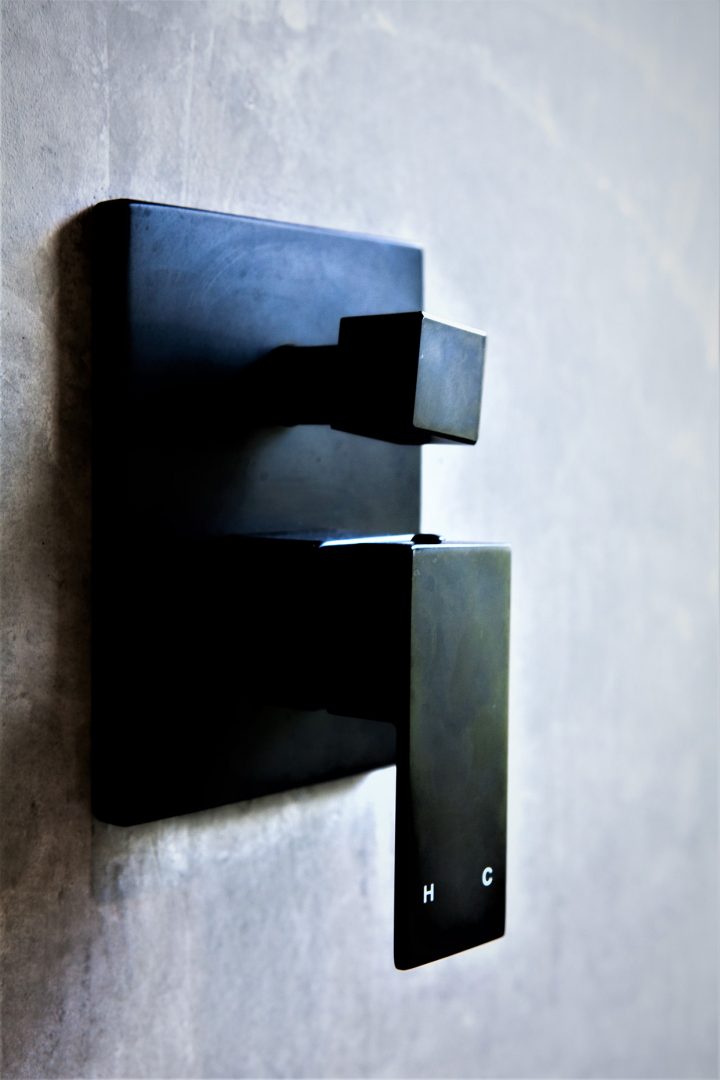 Meir Square Diverter Mixer Matte Black