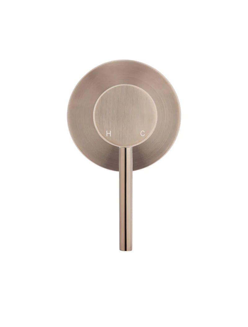 Meir Round Wall Mixer - Champagne