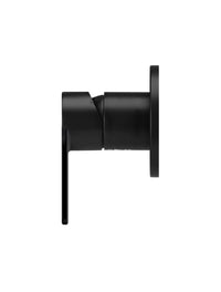 Meir Round Paddle Wall Mixer - Matte Black — view 2