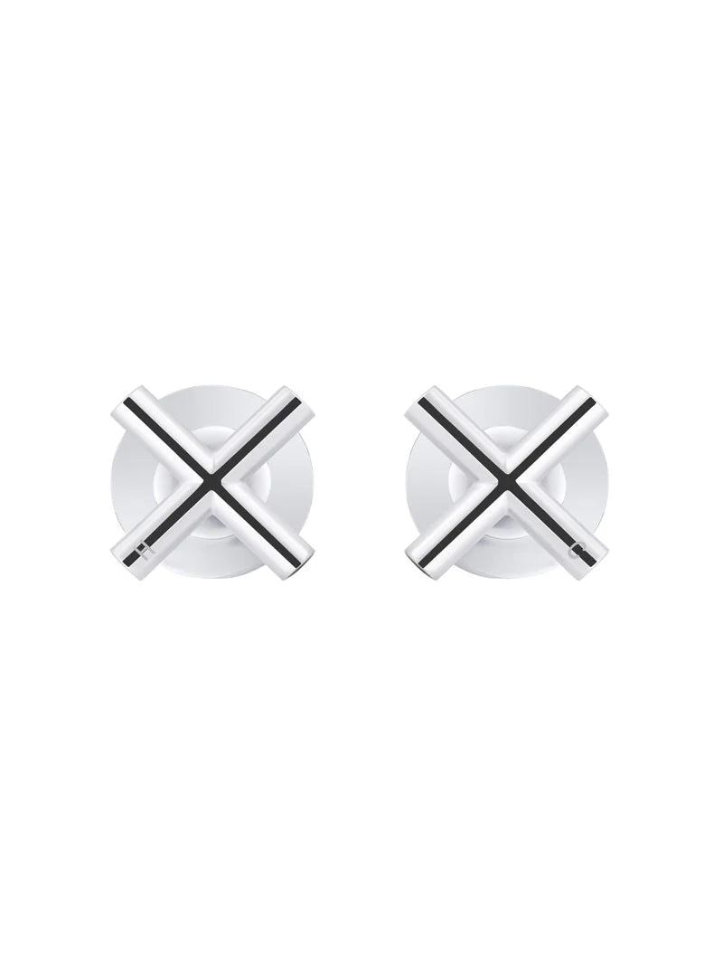 Meir Round Cross Jumper Valve Wall Top Assemblies Polished Chrome