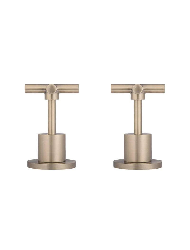 Meir Round Cross Jumper Valve Wall Top Assemblies Champagne