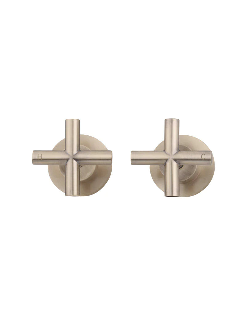 Meir Round Cross Jumper Valve Wall Top Assemblies Champagne