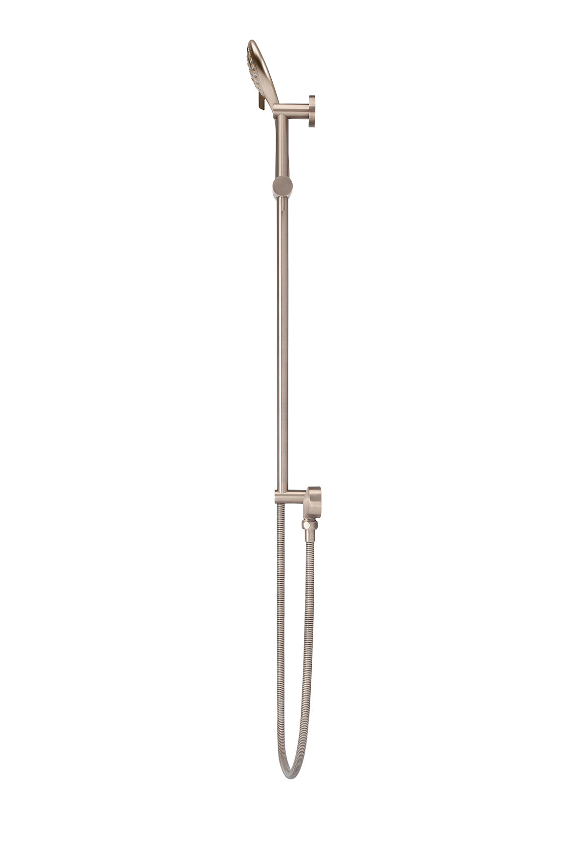 Meir Round Three Function Hand Shower on Rail Column - Champagne — image 3