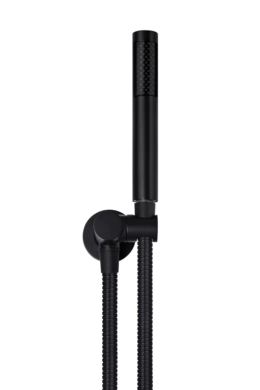 Meir Round Hand Shower on Swivel Bracket - Matte Black