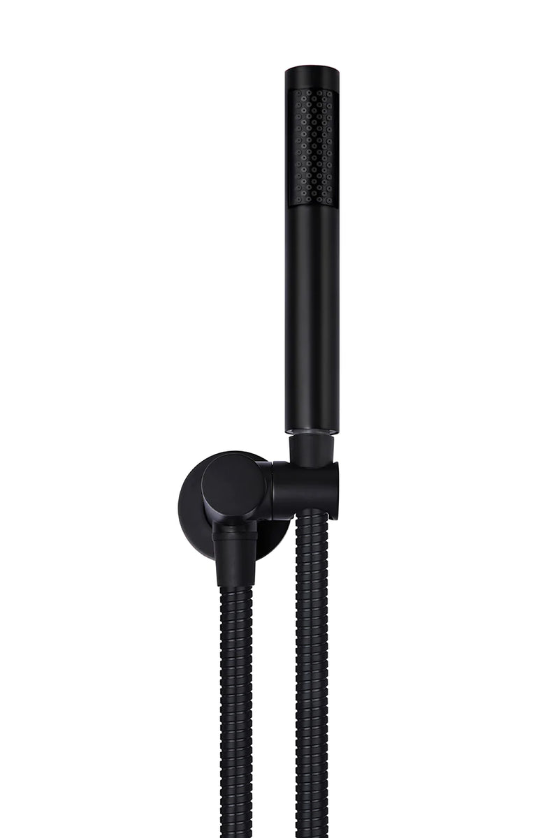 Meir Round Hand Shower on Swivel Bracket - Matte Black