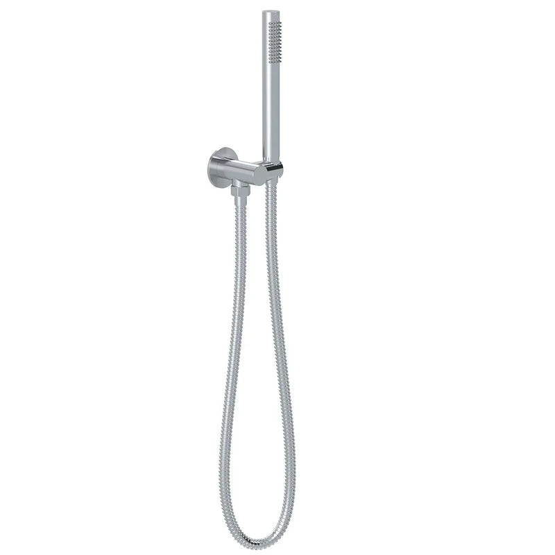 Meir Outdoor Round Hand Shower on Swivel Bracket SS316 - Polished Chrome — image 1