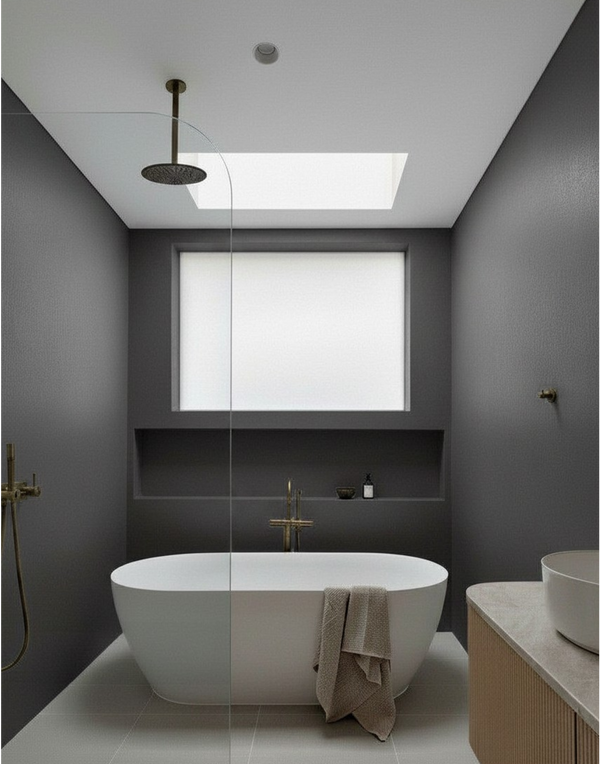 Ovia Madison Egg Freestanding Bath - 1500mm Gloss White