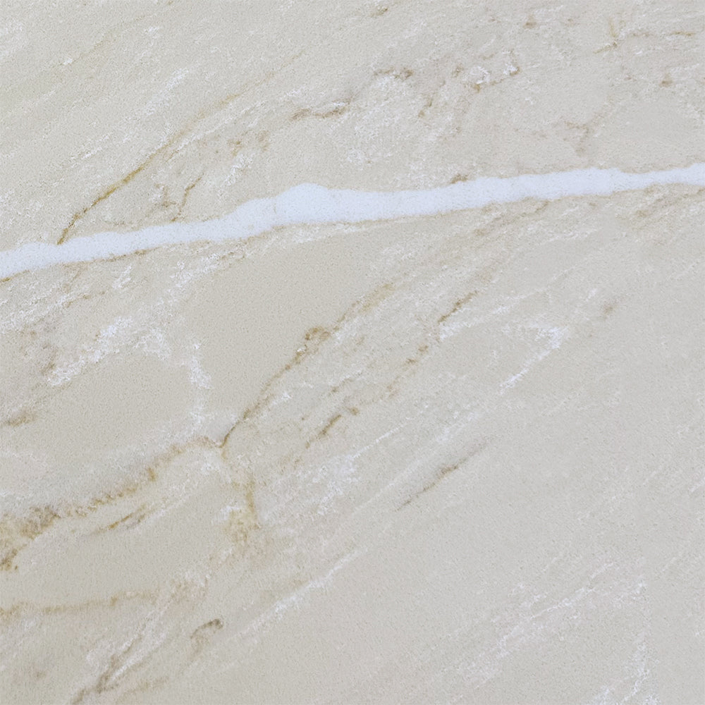 Fienza Marmo Latte Silica Free Stone Top, Pill Full Depth, 1200mm