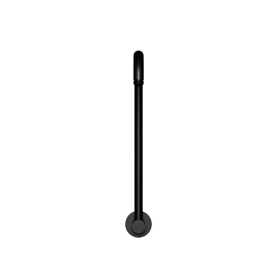 Meir High Rise Shower Arm Matte Black