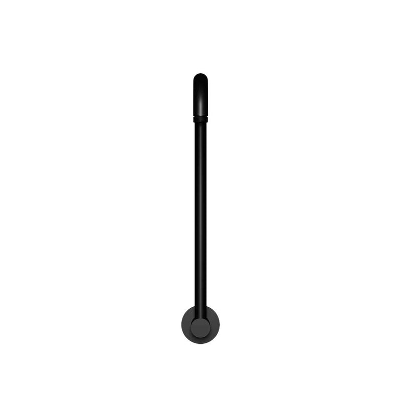 Meir High Rise Shower Arm Matte Black